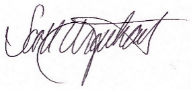 Scott Urquhart Signature