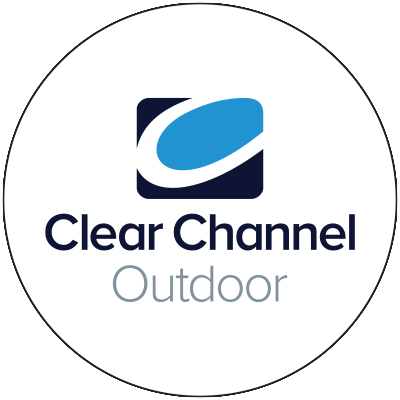Clear Channel Outdoor logo in circle