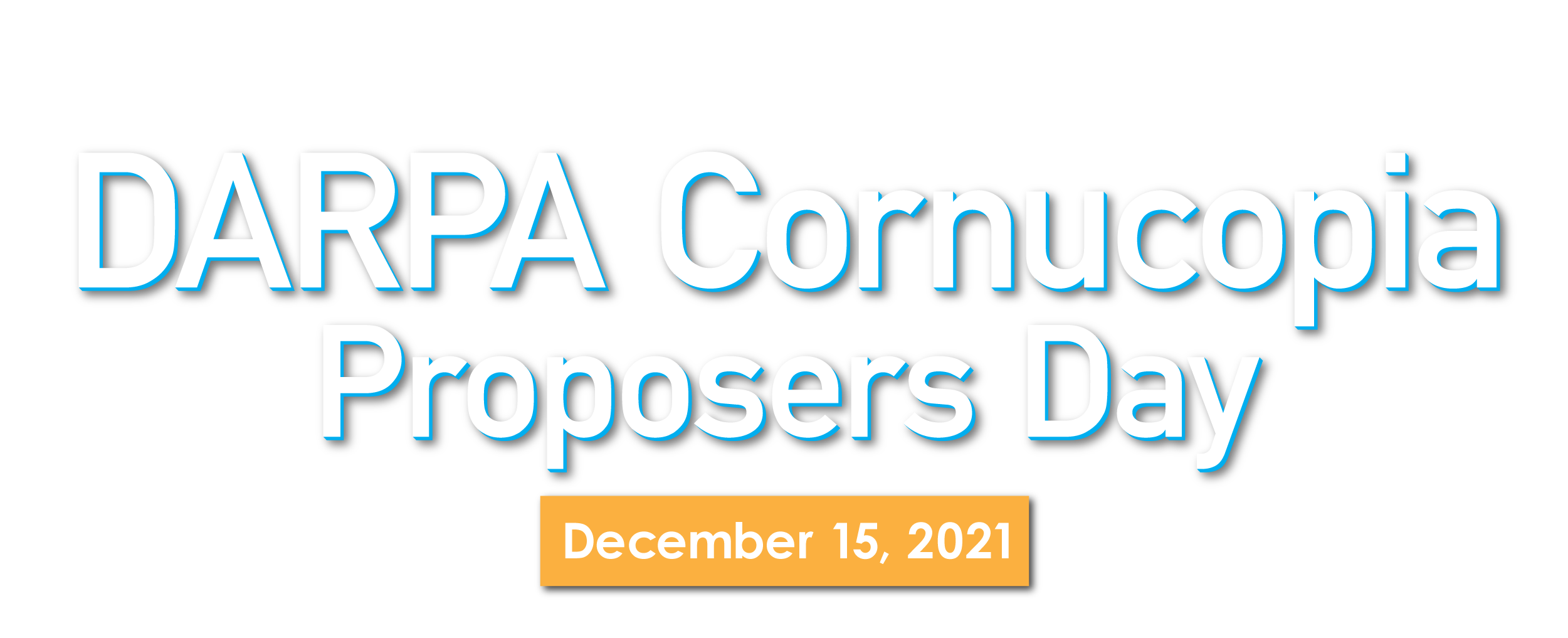 DARPA Coded Visibility Proposers Day, October 21, 2021