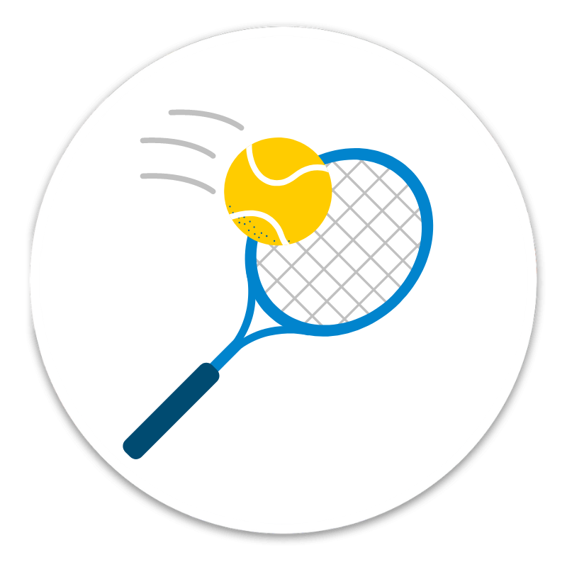 tennis racquet graphic