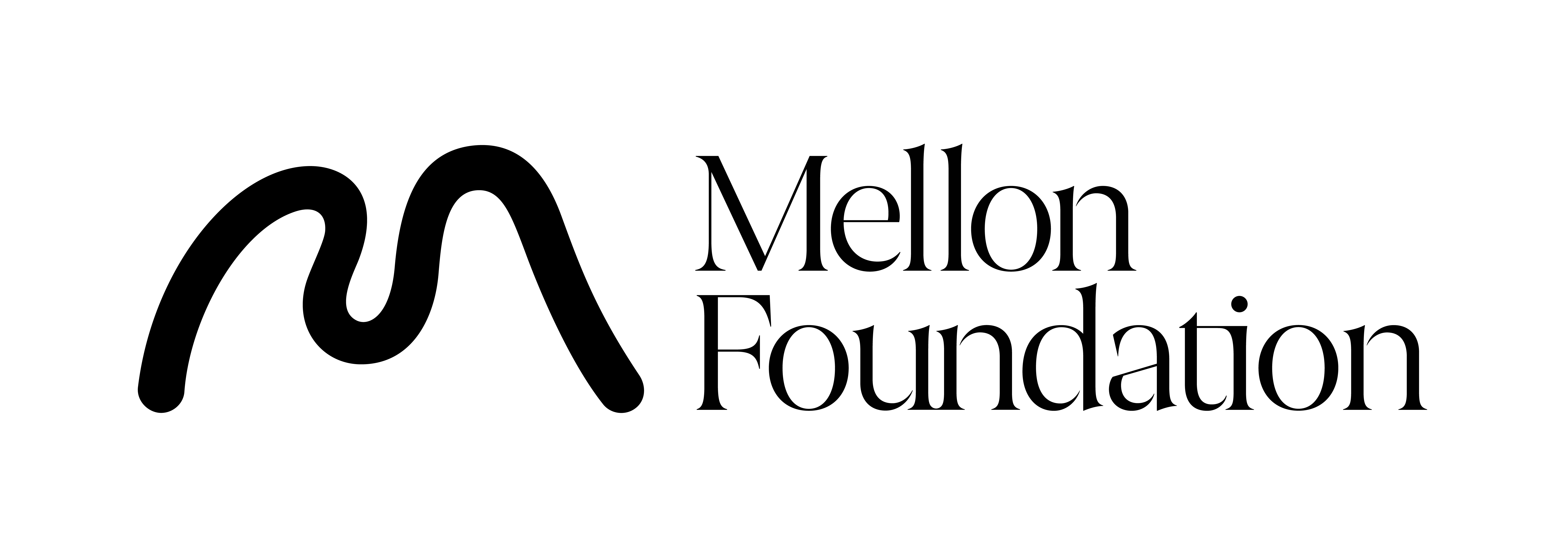 Mellon Foundation Logo in black and white