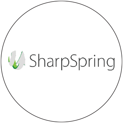 SharpSpring logo in circle