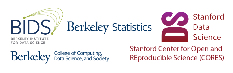 BIDS, CDSS, Berkeley Statistics, SDS, CORES logos