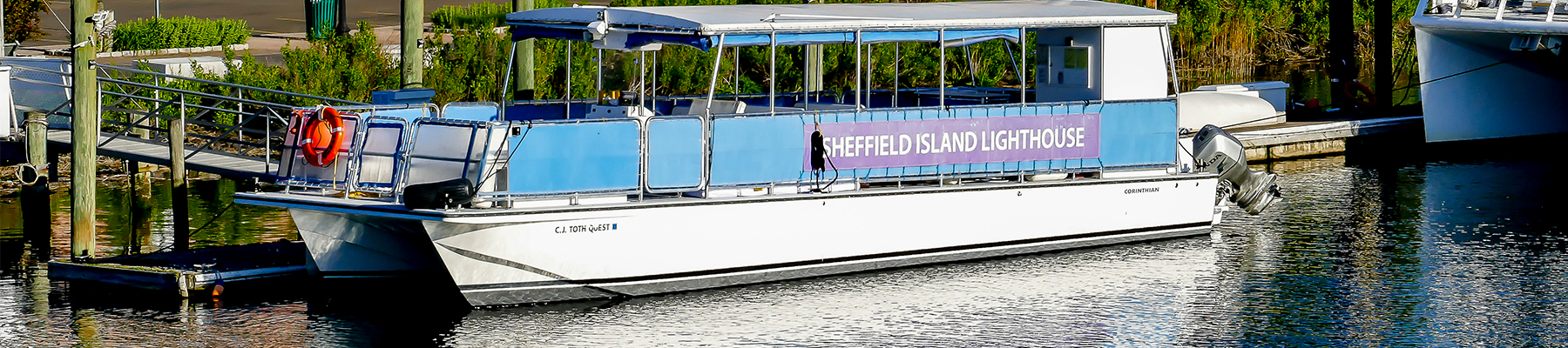 Sheffield Island ferry boat