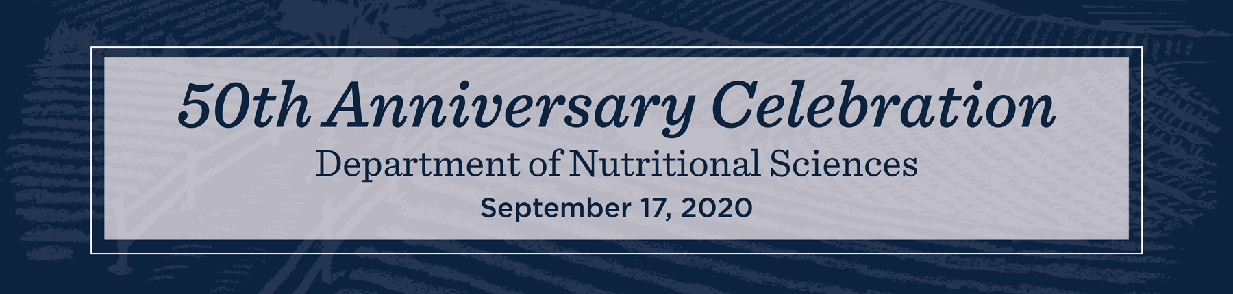 Nutritional Science 50th Anniversary