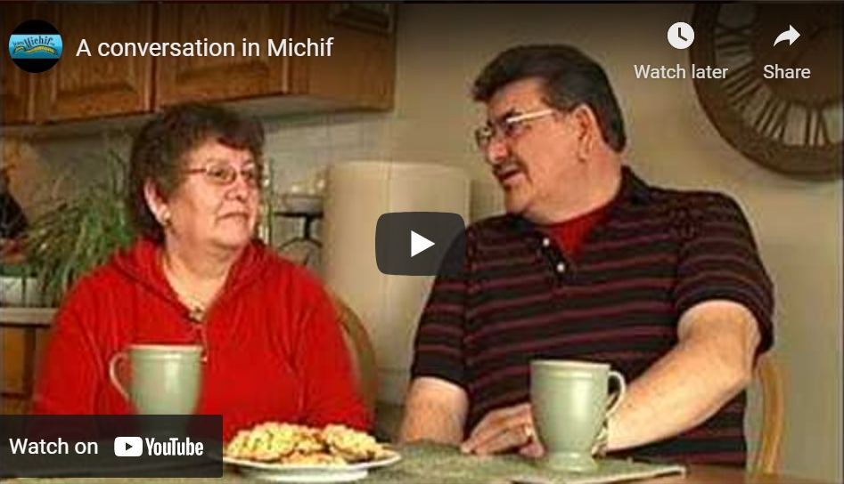 A conversation in Michif with Norman Fleury and Stella Johnson